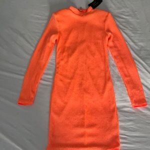 orange dress size m